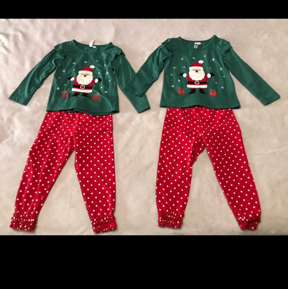 Christmas Holiday Matching Set for Twins CR  Kids 24 Months